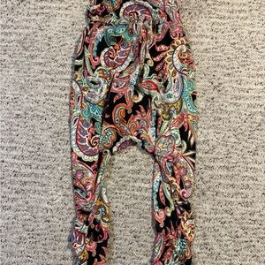Paisley Print Kids Leggings